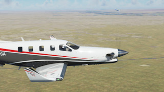 A nearly parallel landing near Upington (FAUP), South Africa